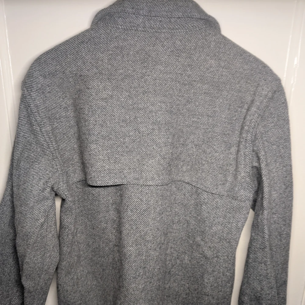 Woolrich Men's Gray Herringbone Shirt Jacket